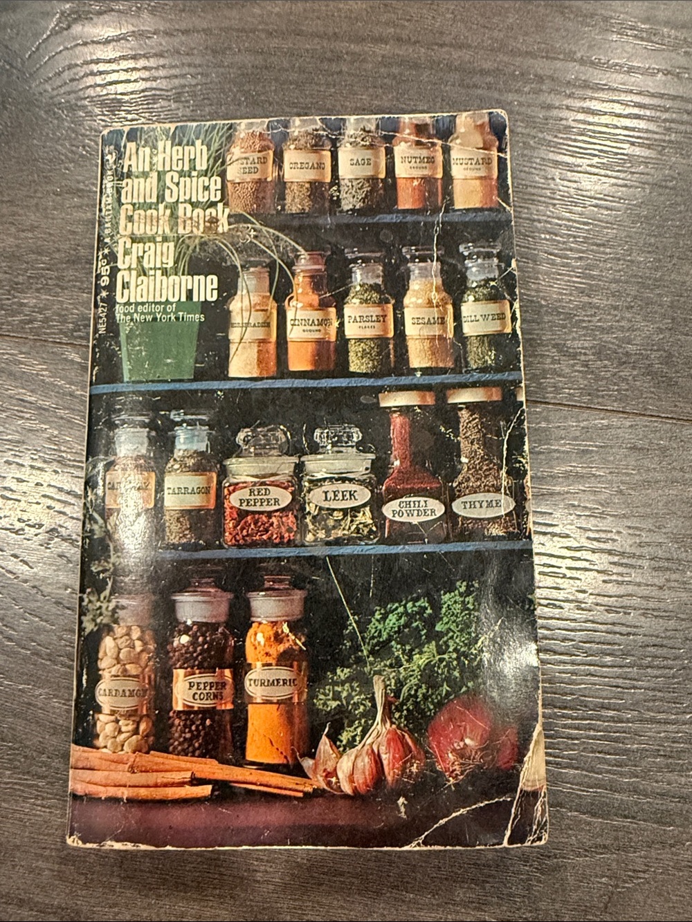 Claiborne Multicolor Spice Jar Cookbook Cover 8:6